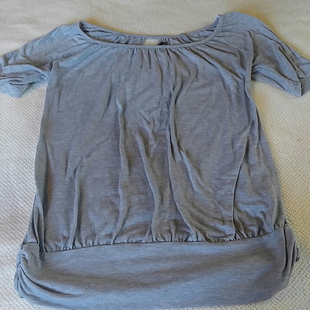 Gray maternity shirt